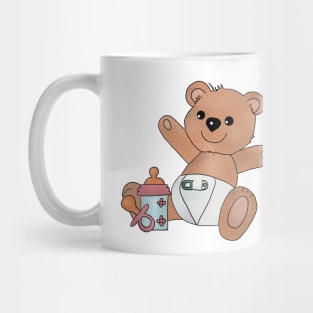 Teddy mit Flasche Mug